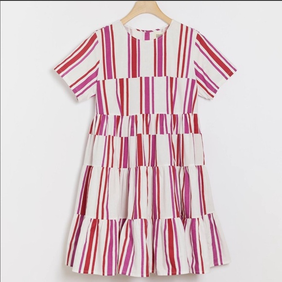 Anthropologie Anwen Tiered Tunic Dress Medium - Picture 4 of 8